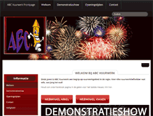 Tablet Screenshot of abcvuurwerk.nl